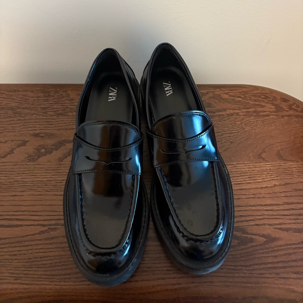 Zara women loafers